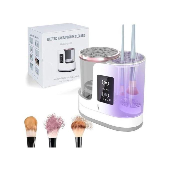 Electric Makeup Brush Cleaner Machine, 3 IN 1 Automatic Make up Brush Cleaning with Makeup Brush Dryer,Portable USB Deep Quick Washer Tools for All Size Makeup Brush Set,Blush Brush,Sponges