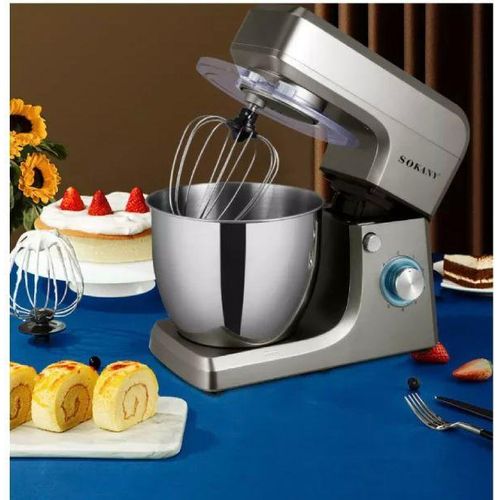 Sokany Heavy Duty Stand Mixer 1400W 8.0L Cake Mixer Electric Kitchen Food Mixer With Stainless Steel Bowl, Beater, Dough Hook, Whisk For Baking