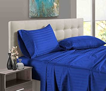 7*8 SATIN BEDSHEET SET - A SET OF 6 PCS (2 Bedsheets and 4 Pillowcases)