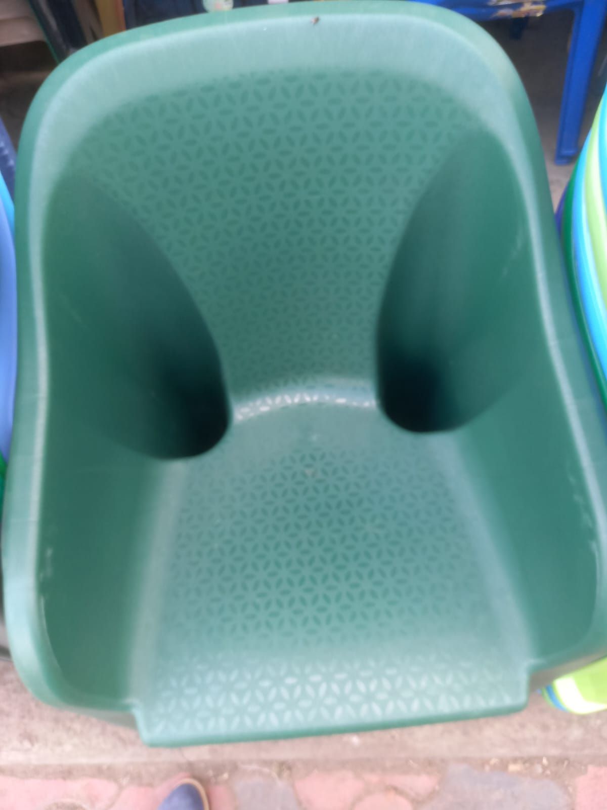 Heavy-Duty Skyplast Plastic Chairs - A Set Of 3 Pcs