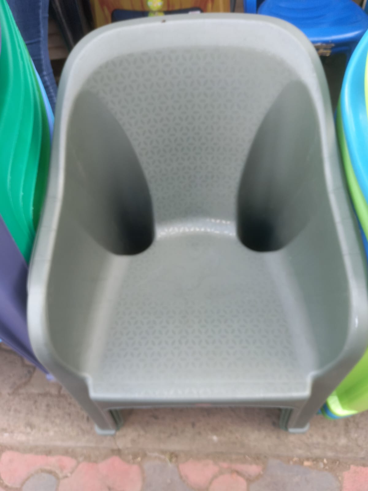 Heavy-Duty Skyplast Plastic Chairs - A Set Of 3 Pcs