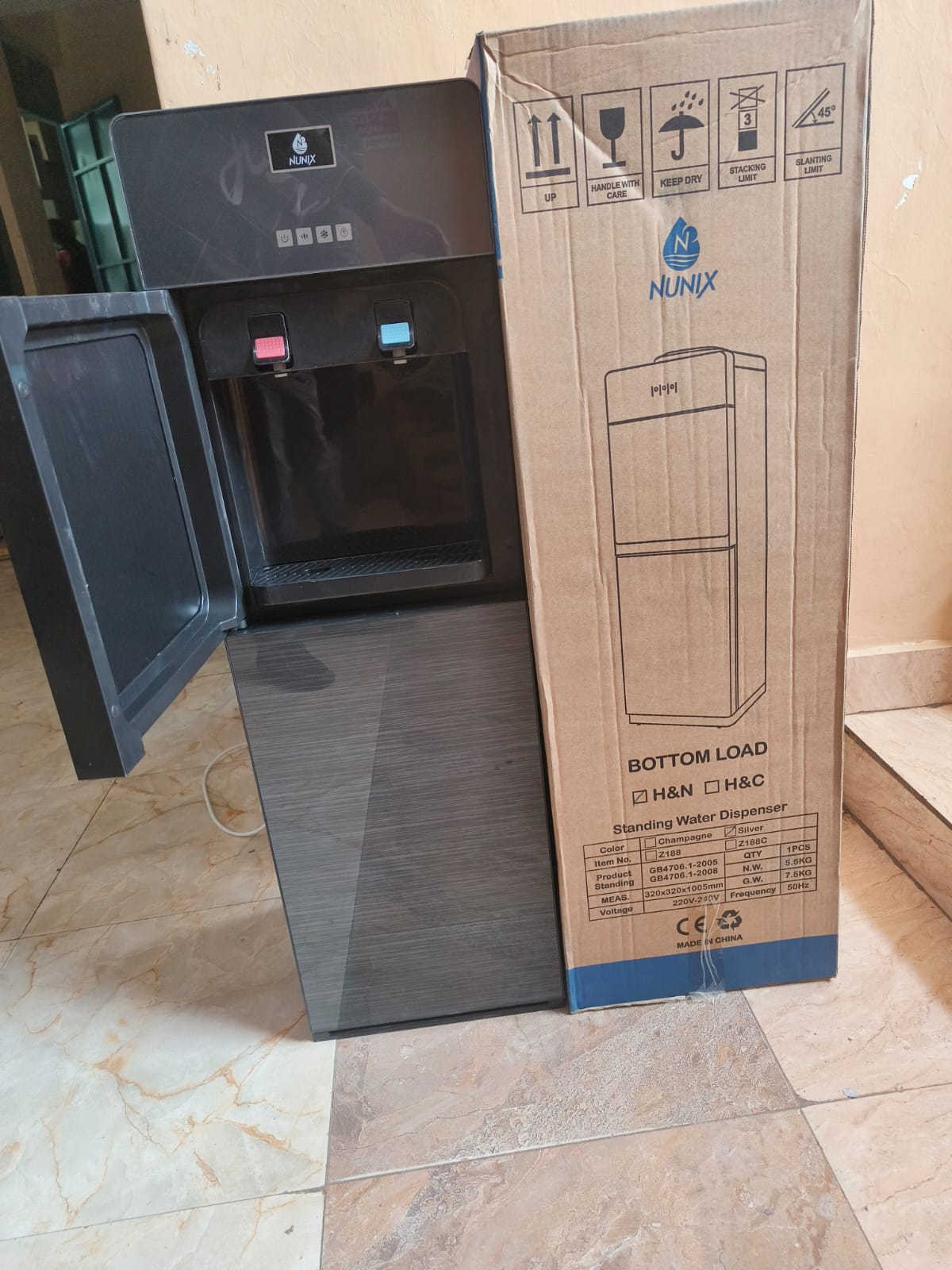 Nunix Z188 Bottom Load Hot and Normal Water Dispenser