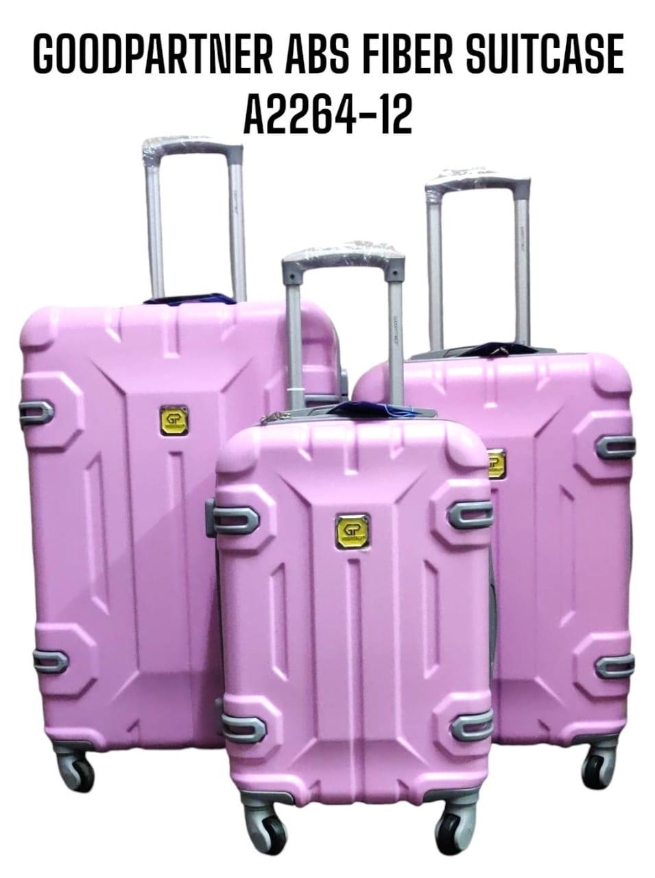 GOOD PARTNER 3 IN 1 ABS FIBER SUITCASE A2264-12 (SIZE 26)