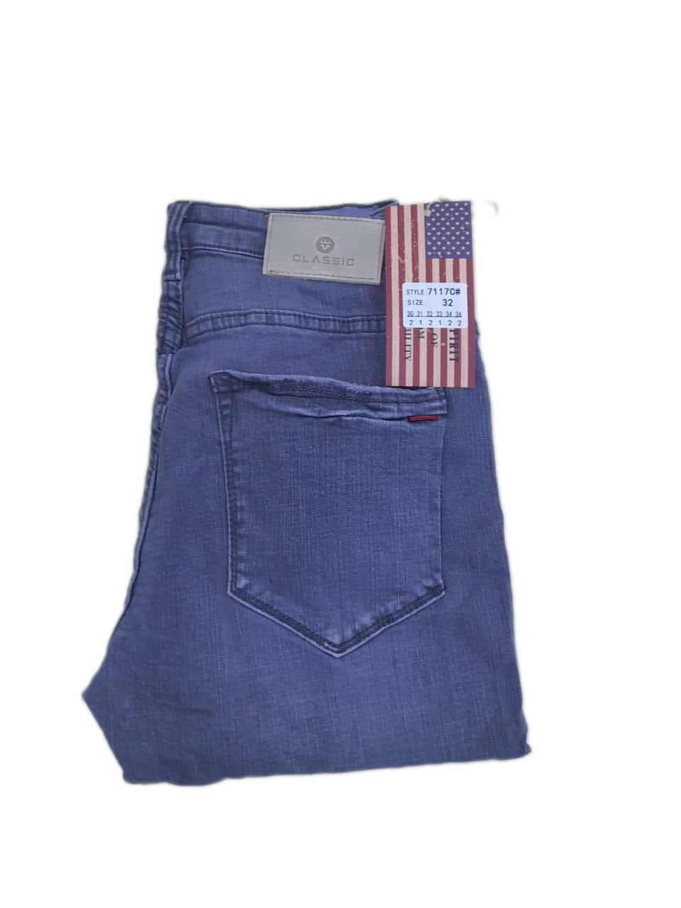 CLASSIC MEN'S FASHION SLIM FIT DENIM JEANS TROUSERS