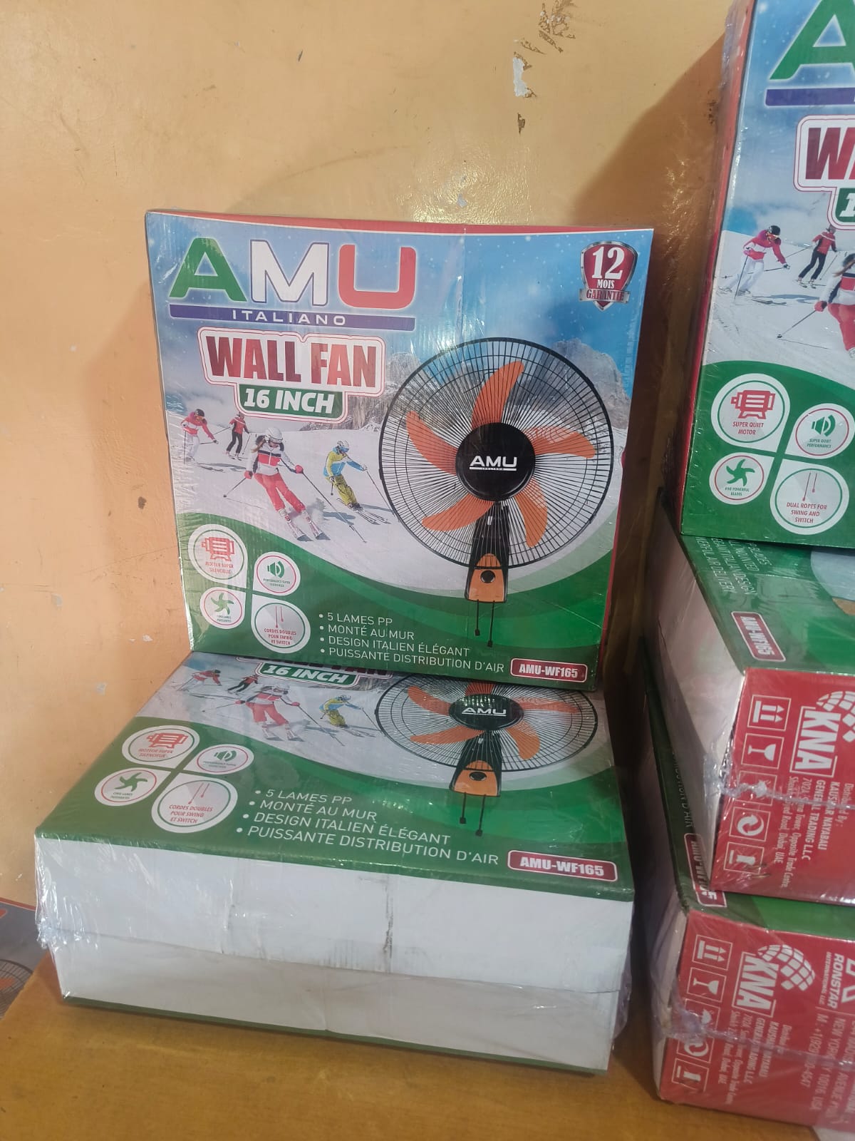 AMU ITALIANO 16 INCHES WALL MOUNTED FAN - Wall Mounted, Quality material, High quality material, Long life