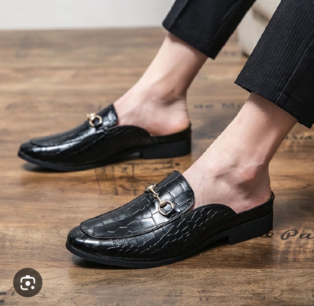 NEW ARRIVAL  LEATHER  Men’s genuine mules leather shoes Classic business casual shoes breathable shoes official shoes Boys dress shoes British style shoes oxfords Party shoes Wedding shoes