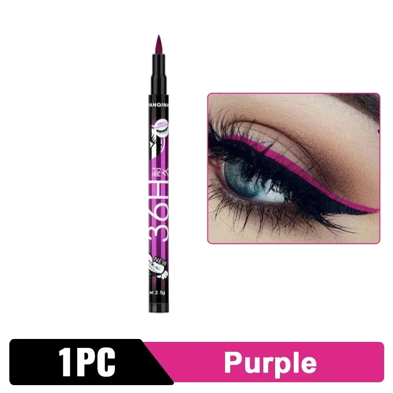 1 Pc FAVOR BEAUTY 36H Extra Black Waterproof Long-last Waterproof Liquid Eyeliner view 2