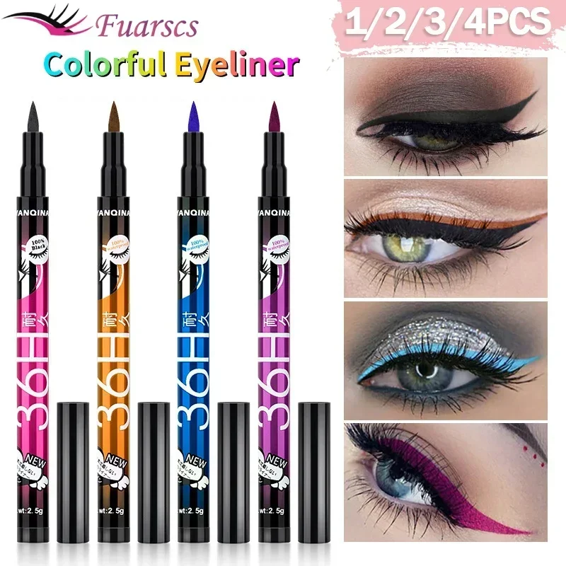 1 Pc FAVOR BEAUTY 36H Extra Black Waterproof Long-last Waterproof Liquid Eyeliner view 3