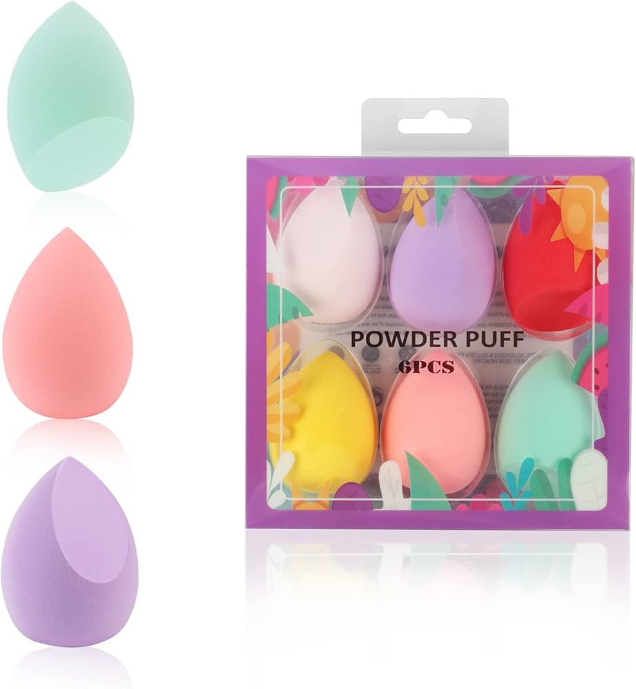 New Arrival 6pcs Cosmetic Wedges Makeup Applicator Sponge Puff Beauty Blender
5.0 view 2
