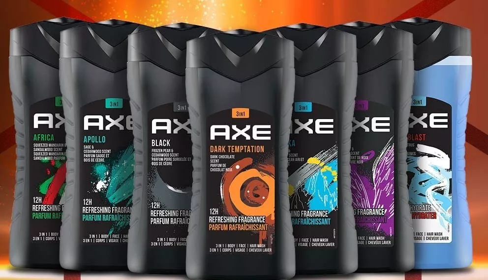 AXE MEN 3 IN 1 FACE BODY HAIR WASH 12H REFRESHING FRAGRANCE HAIR WASH