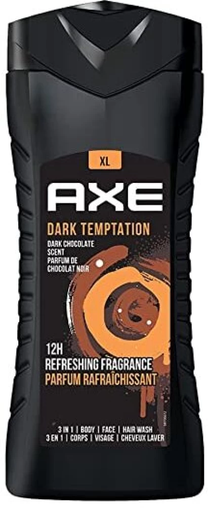 AXE MEN 3 IN 1 FACE BODY HAIR WASH 12H REFRESHING FRAGRANCE HAIR WASH