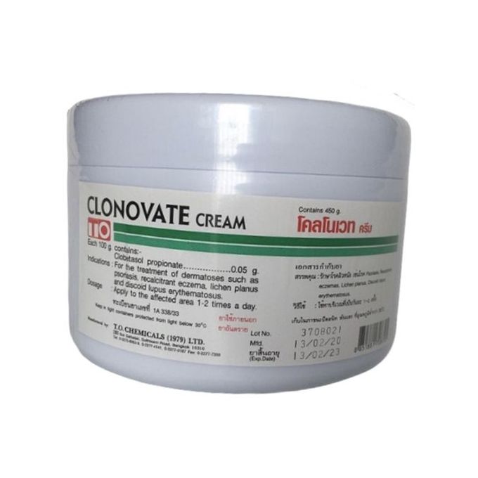 Clonovate Cream 455g Skin Toning Brightening Skin Infections Treatment Cream Blemishes Discoloration Marks