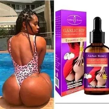 Butt & Hips enlargement oil cream Garlic Hip Lift Up Ass Oil Buttocks Enhancement Big Butt Hips Enlargement butt booster Cream 30ml As Picture 30ml