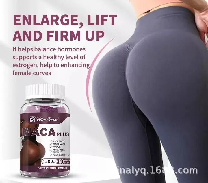 Maca Plus Gummy Big Butt Gummies 100% Pure Natural 60 Gummies Gummies For Hip Butt Enhancing Large Maca Plus Gummy Big Butt Gummies 100% Pure Natural Gummies For Hip Butt Enhancing Large Butt Hips