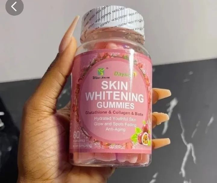 WinsTown Daynee Whitening Gummies Fudge L-Glutathione & Collagen Gummies Beauty Vitamin Anti-aging whitening gummies for Skin Supplement Youthing Glowing Skin Supplement