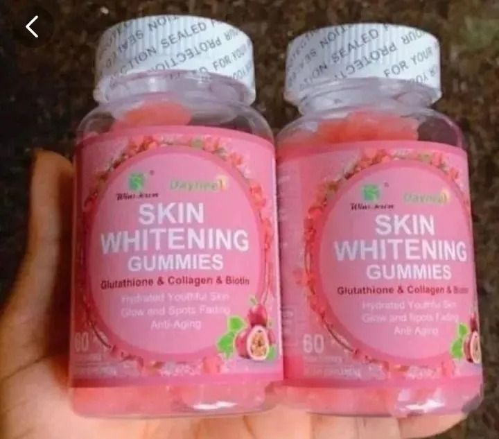 WinsTown Daynee Whitening Gummies Fudge L-Glutathione & Collagen Gummies Beauty Vitamin Anti-aging whitening gummies for Skin Supplement Youthing Glowing Skin Supplement