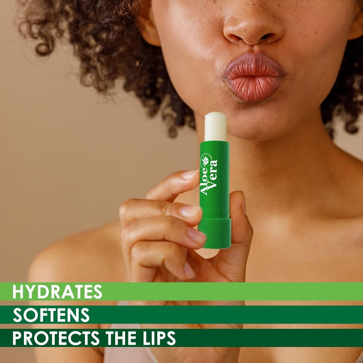Aloe Vera Lip Balm Color Changing Lasting Fade Lighten Fine Lines Nourishing Moisturizing Anti-drying Care Lipstick Sexy Makeup view 8
