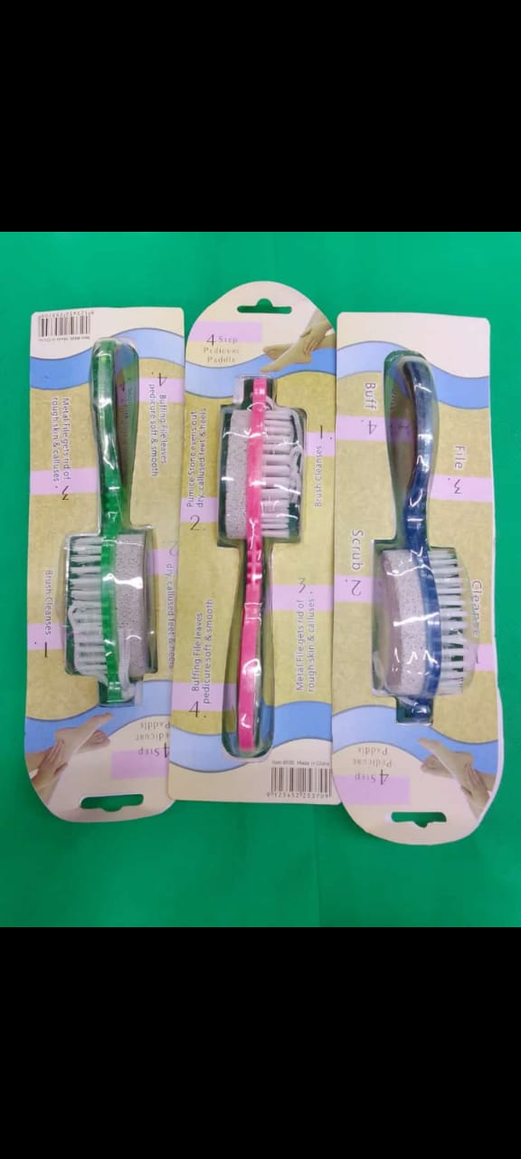 1pcs 4 In 1 Foot Scraper Pedicure Tool Dead Skin Remover Scrubber