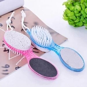1pcs 4 In 1 Foot Scraper Pedicure Tool Dead Skin Remover Scrubber