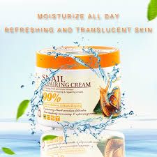 Original Fruit Of Wokali Snail Repairing Cream Anti-Aging Sunburn Scars Spots as shown in the photo Yellow, 115g