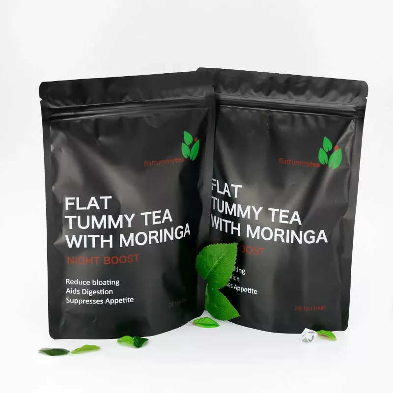 28 Teabags Reduce Bloating Aids Digestion Suppresses Appetite Burn Excess Fats Naturally Slimming Flat Tummy Herbal Tea Moringa Night Boost