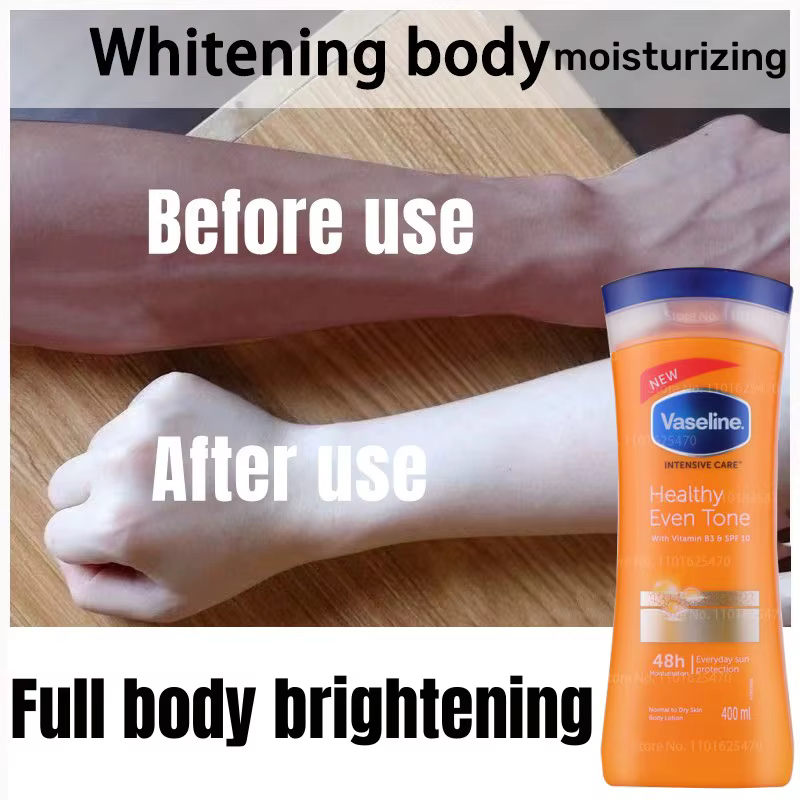 Vaseline Intensive Care Healthy Even Tone Body Lotion with Vitamin B3 SPF10 Normal to dry Skin 400ML