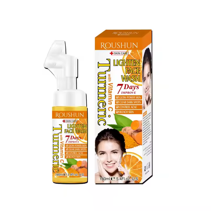 Roushun Turmeric lighten Serum with Vitamin C For Even Skin tone , Brightens, spotless &Age Defying 30ml
