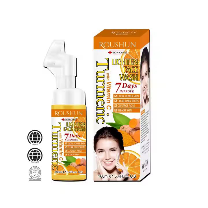 Roushun Turmeric lighten Serum with Vitamin C For Even Skin tone , Brightens, spotless &Age Defying 30ml