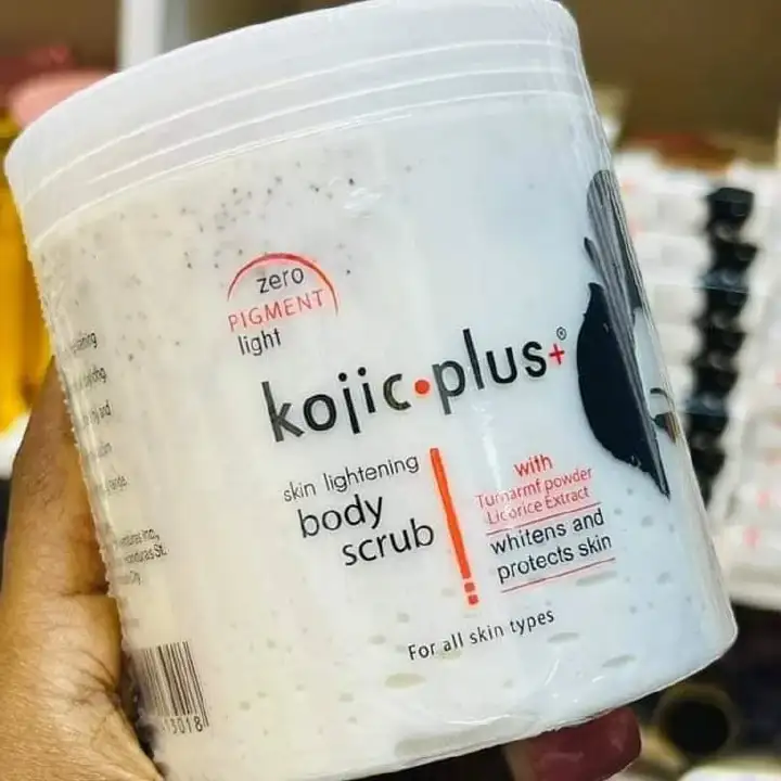Kojie San Kojic Plus + Body Plus Lightening Face And Body Scrub Remove Excess Oil and Dead Skin Cells Healthier, Fresher Looking Complextion Body Scrubs and Treatments