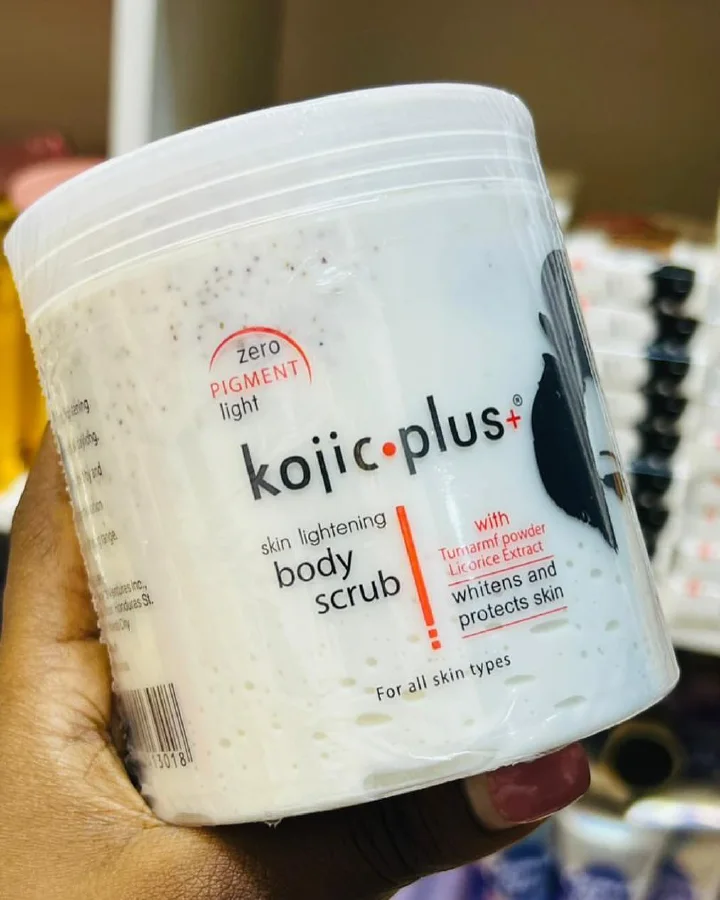 Kojie San Kojic Plus + Body Plus Lightening Face And Body Scrub Remove Excess Oil and Dead Skin Cells Healthier, Fresher Looking Complextion Body Scrubs and Treatments