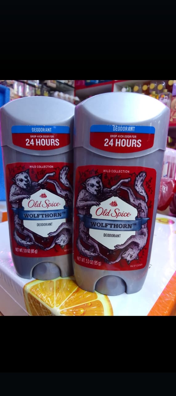 Old Spice Wild Collection - Wolfthorn Scent - Men's Deodorant - 3 Oz