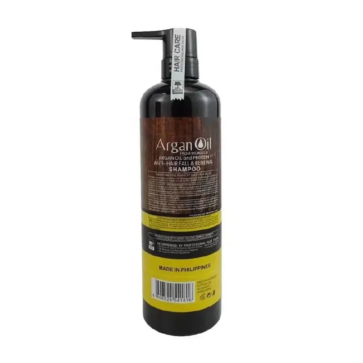 Calodia Argan Oil Shampoo 900ml Sulfate Free Organic Argan oil And Protein Nourishing Anti Hair Fall Renewal For All Hair Types Nourishing, Anti-Dandruff, Anti-Itching, Refreshing, OIL-CONTROL
