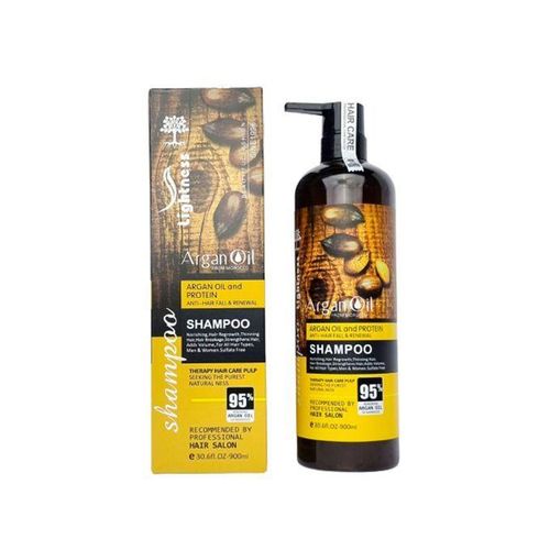 Calodia Argan Oil Shampoo 900ml Sulfate Free Organic Argan oil And Protein Nourishing Anti Hair Fall Renewal For All Hair Types Nourishing, Anti-Dandruff, Anti-Itching, Refreshing, OIL-CONTROL