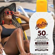 Malibu 50SPF Lotion For High Sun Protection, Water Resistant