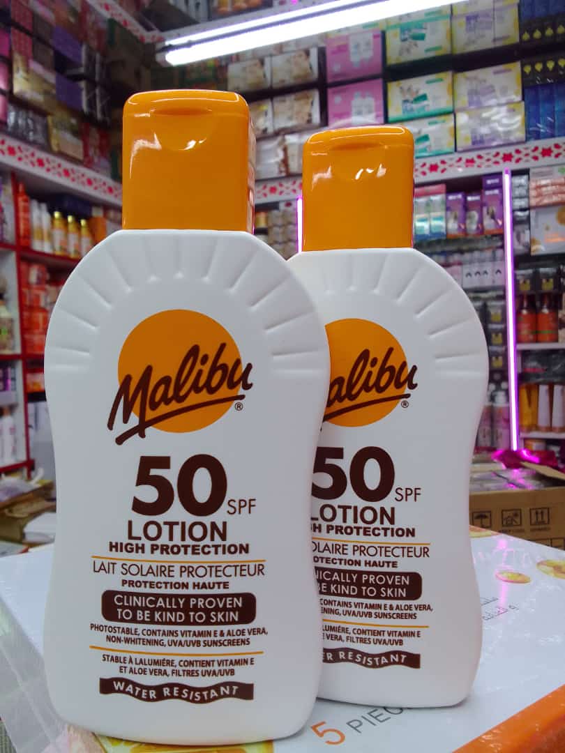 Malibu 50SPF Lotion For High Sun Protection, Water Resistant