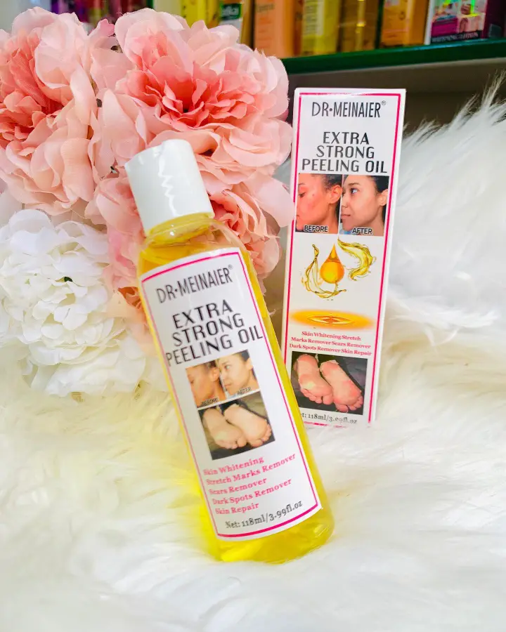 Dr Meinaier Peeling Oil for Dark Skin, Strong Peeling Oil Extra Strength, Exfoliating Peeling Solution for Body All Skin Type Dead Skin Remover (110ML/3.88 OZ)