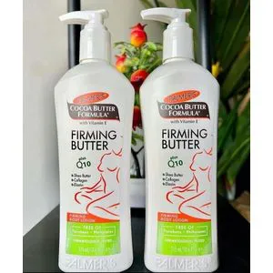 Palmer's Cocoa Butter Firming Butter Lotion With Vitamin E Plus Q10.