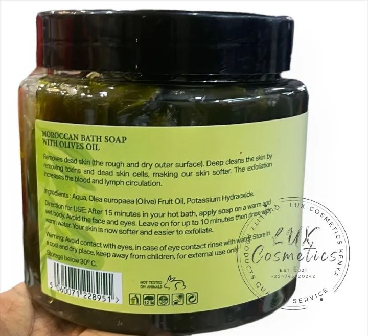 BEAUTISA - ORIGINAL MOROCCAN BATH SOAP BELDI WITH OLIVES OIL