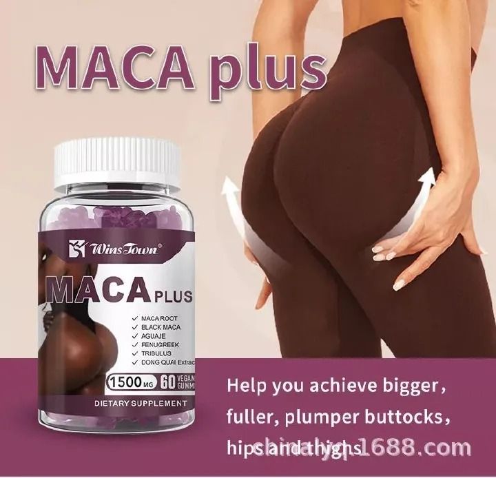 Maca Plus Gummy Big Butt Gummies 100% Pure Natural 60 Gummies Gummies For Hip Butt Enhancing Large Maca Plus Gummy Big Butt Gummies 100% Pure Natural Gummies For Hip Butt Enhancing Large Butt Hips
