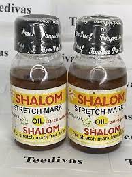 SHALOM STRETCHMARK OIL Fades Appearance of Stretchmarks from Drastic Weight Change