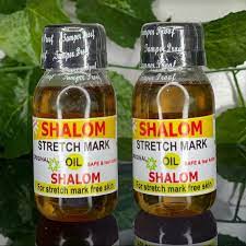 SHALOM STRETCHMARK OIL Fades Appearance of Stretchmarks from Drastic Weight Change