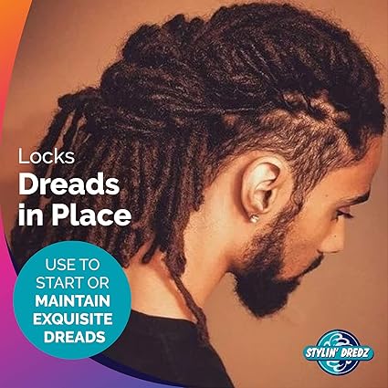 Stylin Dredz Maximum Hold Moulding Gel Wax with Tea Tree Oil - Natural Hairstyles Dreadlocks Artificial Locs 125ML Starter Locs Maintaing Locs