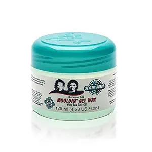 Stylin Dredz Maximum Hold Moulding Gel Wax with Tea Tree Oil - Natural Hairstyles Dreadlocks Artificial Locs 125ML Starter Locs Maintaing Locs