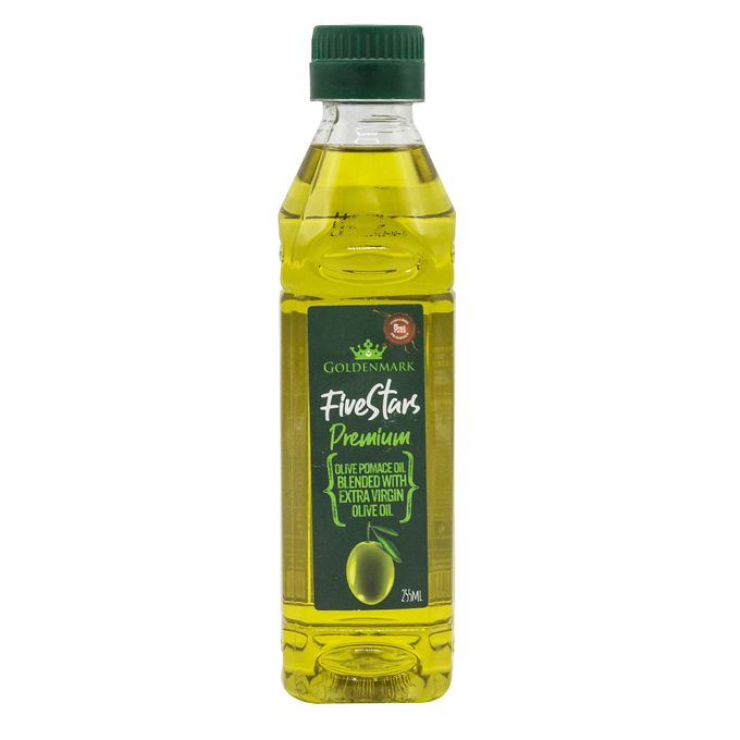 GOLDENMARK FIVESTARS PREMIUM OLIVE OIL BLENDED WITH EXTRA VIRGIN OLIVE OIL