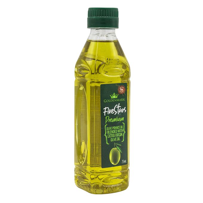GOLDENMARK FIVESTARS PREMIUM OLIVE OIL BLENDED WITH EXTRA VIRGIN OLIVE OIL