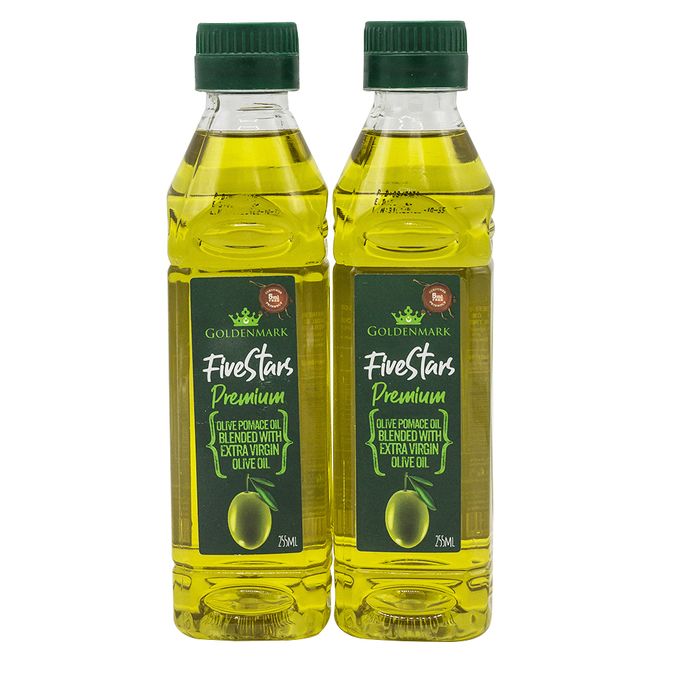 GOLDENMARK FIVESTARS PREMIUM OLIVE OIL BLENDED WITH EXTRA VIRGIN OLIVE OIL