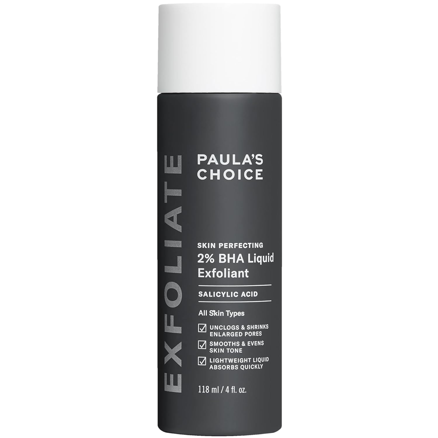 PAULA'S CHOICE SALICYLIC ACID Skin Perfecting 2% BHA Liquid Exfoliant - Rapid Hydrating Super Glowing Skin Tone