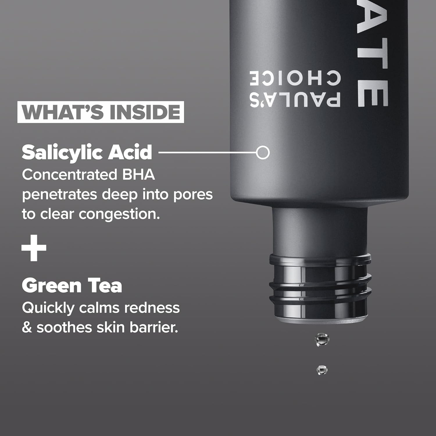 PAULA'S CHOICE SALICYLIC ACID Skin Perfecting 2% BHA Liquid Exfoliant - Rapid Hydrating Super Glowing Skin Tone