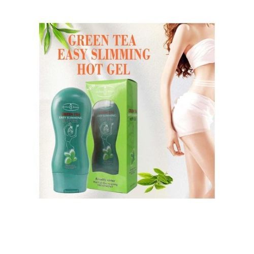 3 Days Green Tea Easy Slimming Hot Gel Cream Flat Tummy Massage Cream Burn Belly Fats Anti-Cellulite Reduce Flabbiness