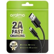 Oraimo Original Android Micro USB 1M 2A Fast Charging & Normal Tybe B Data Cable